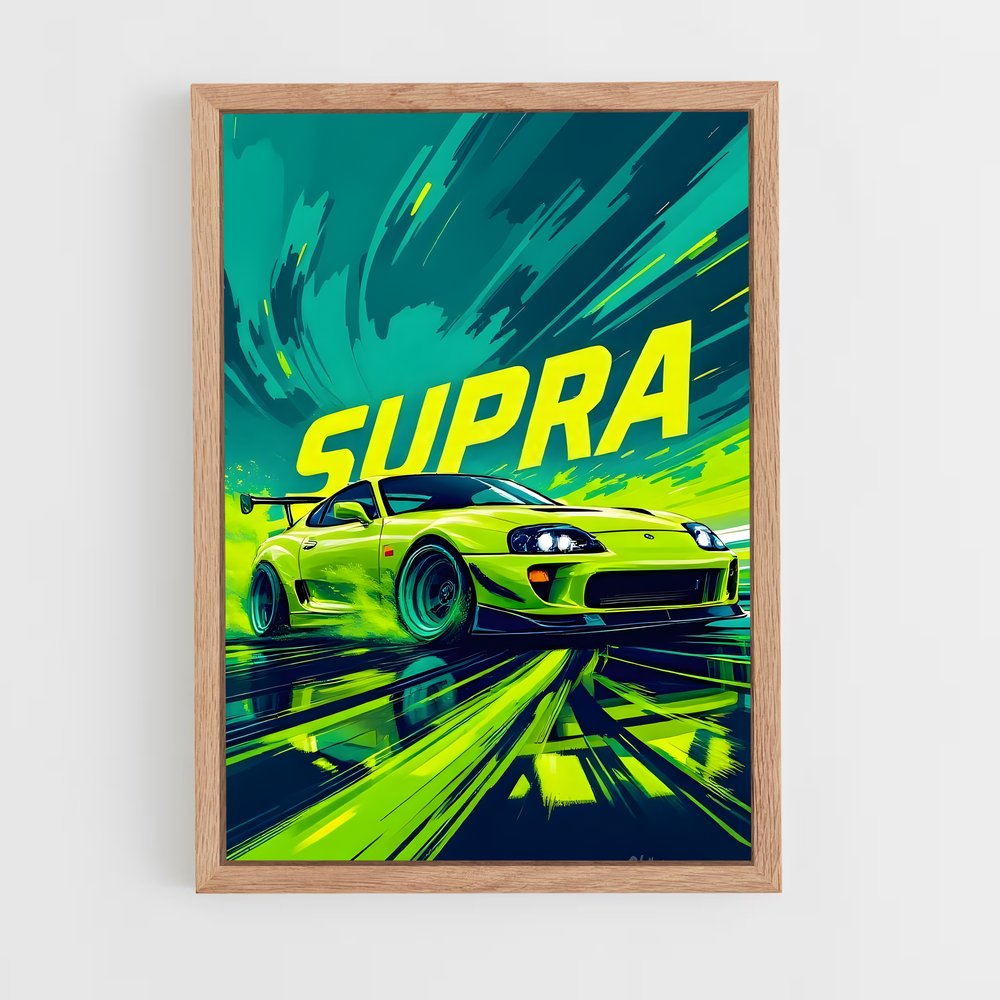 Poster Supra en Mouvement – affiche Toyota (vue 4)